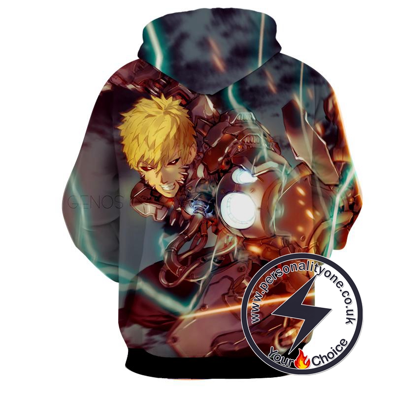 One Punch Man - Genos 3D - Hoodies